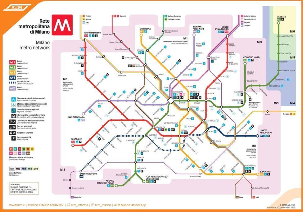 Monolocale Metro M3 Affori Lejlighed Milano Eksteriør billede